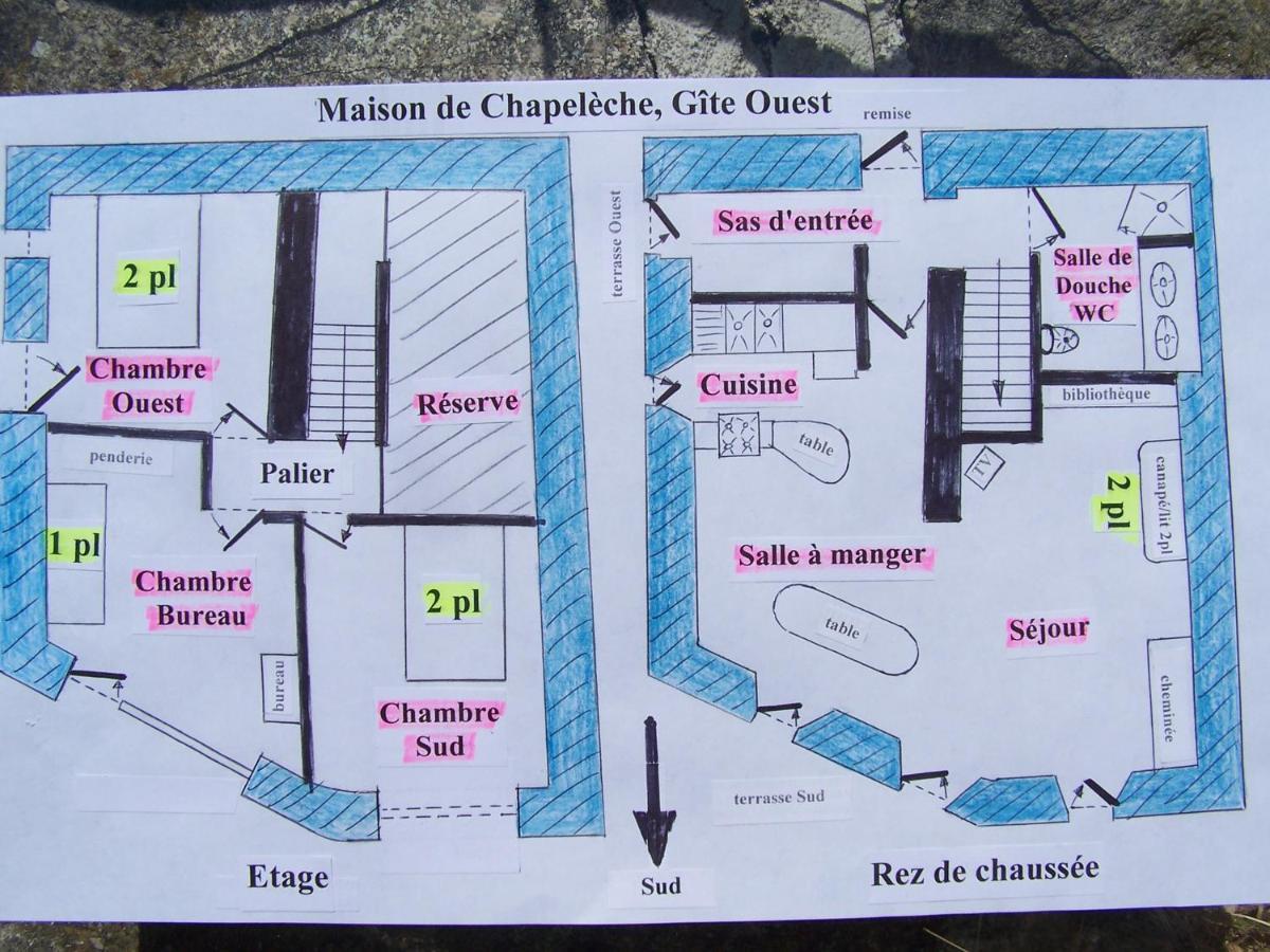 Gite De Chapeleche Les Chataigniers Gluiras 外观 照片